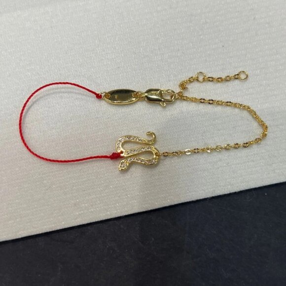 NWT: Lucky Snake Year Bracelet (Half string half gold) - Picture 7 of 7